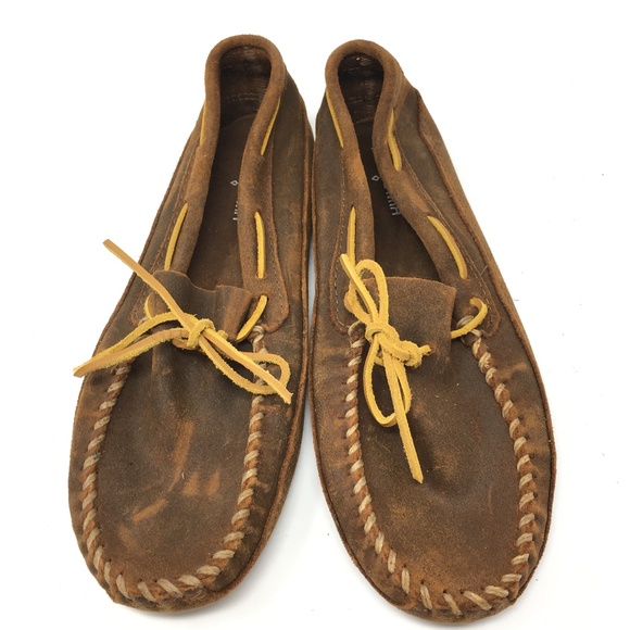 minnetonka moccasins double bottom softsole